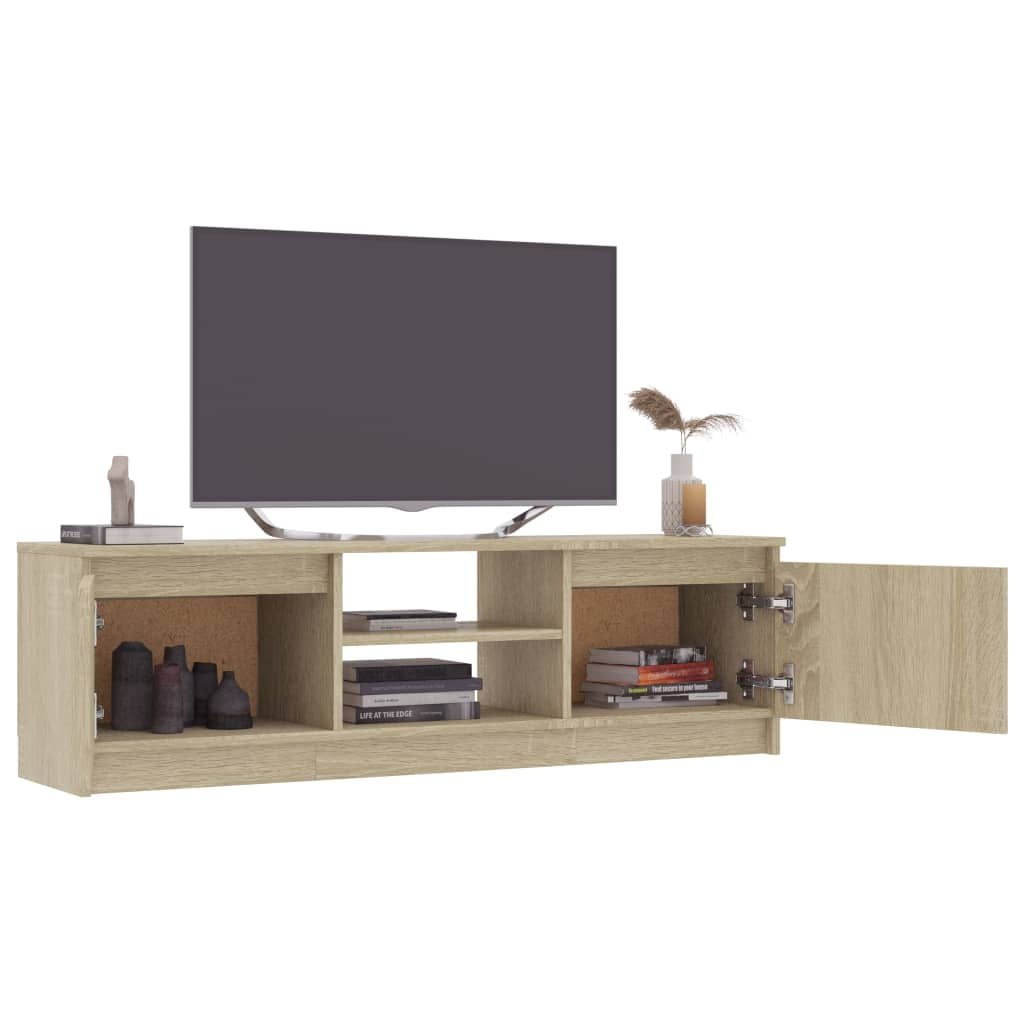 Lowestbest TV Stand, Entertainment Center Media Console Table with 2 Doors and Open Shelves Lowestbest TV Stand, Entertainment Center Media Console Table with 2 Doors and Open Shelves