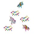 thumbnail image 4 of pentagrama baby shower fiesta decoración Rosado Yuyangstore Feliz cumpleaños globos, 4 of 8
