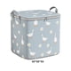 thumbnail image 5 of Matsuzay Bolsa de almacenamiento, caja de gran capacidad, bolsa no tejida, organizadores, cajas de guardarropa, cajas de mudanza, organizador de Almacenamiento y organización del hogar Azul 50*56*50, 5 of 6