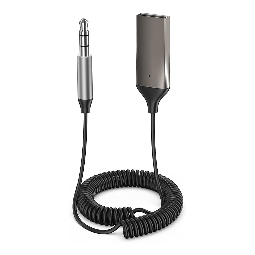3.5mm Wireless USB Mini Car Bluetooth Music Receiver Adapter 1.5m Audio Lead 