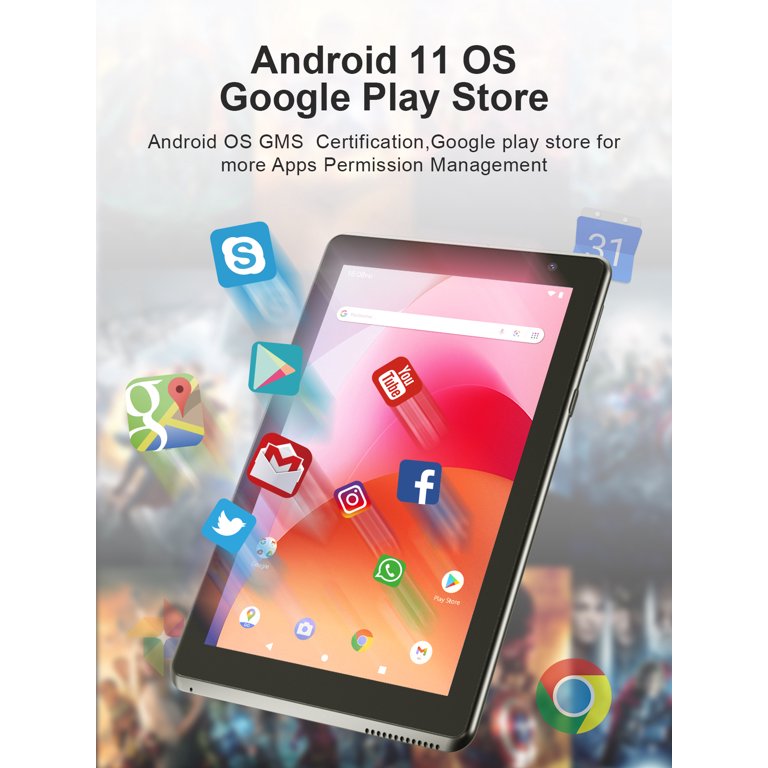 Tablette tactile Android 6.0 7 pouces Quad Core 8Go Rose