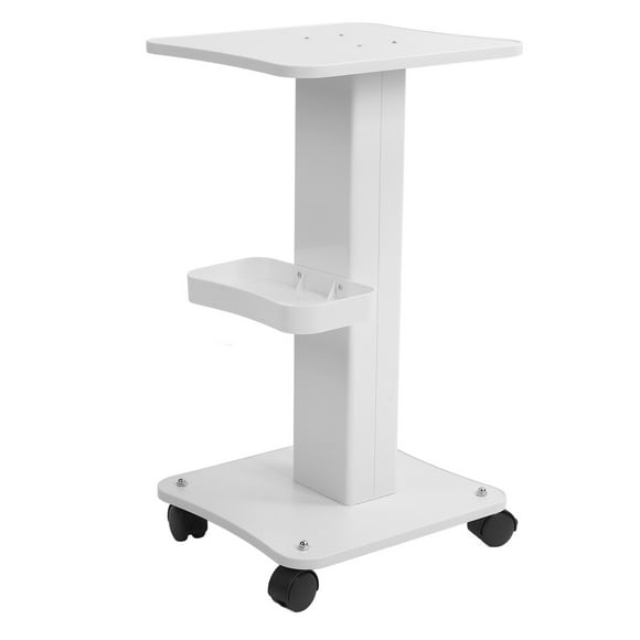 Beauty Trolley Salon Rolling Cart, Thickened Panel Salon Rolling Tray Spa Cart 68cm Height 4 Silent Wheels for Hair Salons
