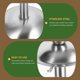thumbnail image 5 of Soporte para cucharas de mesa de cocina, soporte de acero inoxidable para cucharones, soporte para cucharones de sopa, suministros de cocina, 5 of 7