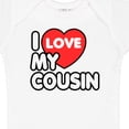 thumbnail image 4 of Inktastic I Love My Cousin Boys or Girls Baby Bodysuit, 4 of 5