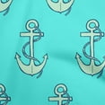 thumbnail image 1 of oneOone Velvet Turquoise Blue Fabric Nautical Sewing Craft Projects Fabric Prints By Yard 58 Inch Wide, 1 of 4