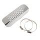 thumbnail image 1 of Escudo Térmico de Tubería de Motocicleta Escape Oval Tubo de Escape Cubierta Protectora de Calor para Blanco Macarena Escudo térmico de tubería, 1 of 8