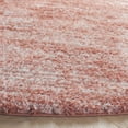 thumbnail image 3 of SAFAVIEH Tahoe Trudi Distressed Shag Area Rug, Pink/Ivory, 6'7" x 6'7" Round, 3 of 7