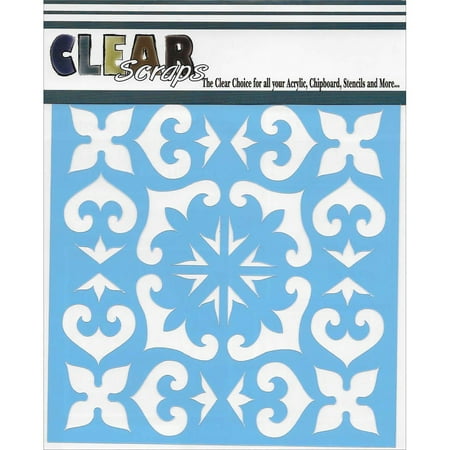 Clear Scraps Mexican Tile