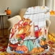 thumbnail image 5 of Manta con Diseño de Calabaza y Hoja de Arce | Manta para Muñeco Enano | Cálida, Suave y Ligera de Franela | Decoración para Cama o Sofá En Acción de Gracias y Halloween | Multicolor | 100 X 70 Cm | P, 5 of 6