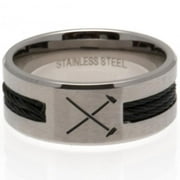 West Ham United FC Black Inlay Ring