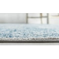 thumbnail image 4 of Unique Loom Bushwick Brighton Rug Light Blue/Ivory 10' x 14' 1" Rectangle Border Bohemian Perfect For Living Room Bed Room Dining Room Office, 4 of 8