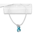 thumbnail image 2 of PTSD, Post Traumatic Stress Disorder Awareness Ribbon Necklace, 2 of 3