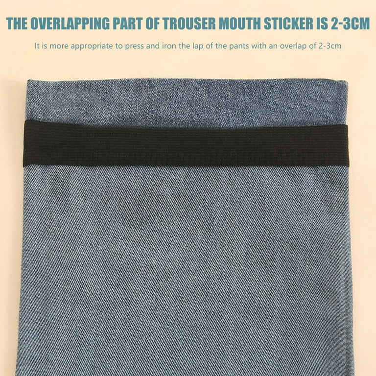 1/3/5M 2.5cm Iron on Hem Tape Fabric Fusing Hemming Tape Self-Adhesive Pant  Mouth Paste for Pant Fabric Fusing Ironing Tape