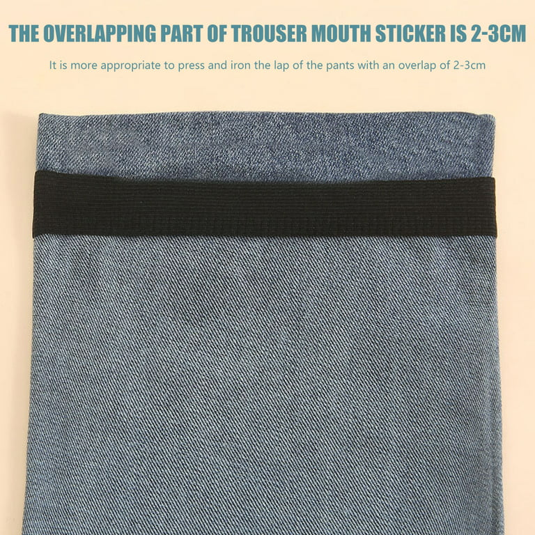 Adhesive Pants Hem Tape, Iron-on Hemming Tape, Trouser Mouth Paste Edge,  Self-adhesive Fabric Tape For Suit Pants Jeans Garment - Temu Mexico