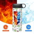 thumbnail image 6 of Yiaed Frog Wear Chef Hat Print Water Bottle with Straw Lid, Stainless Steel Double Wall Insulated Water Bottle | Leak-Proof and Spill-Proof Water Bottle, 6 of 8