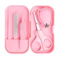 thumbnail image 1 of Kit de uñas para bebés, juego de cuidado de uñas para bebés 5 en 1, herramienta para el cuidado de uñas para bebés, juego de manicura para bebés que incluye cortaúñas oso de fresa Hogar, 1 of 5