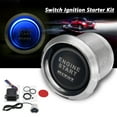thumbnail image 2 of xinxixnxx Car Engine Start Push Button Plastic Ignition Switch Interior Replacement Controls Starter Spare Set Accessories, 2 of 6
