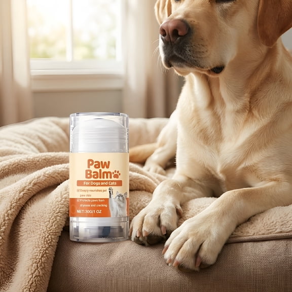 QARUN Paw Balm for Pets Paw Balm Stick for Dogs Cats, Moisturizing Cream for Dry Cracked Paws Nose Elbows, Natural Pet Care Balm for Protection, Healing Ointment 30G