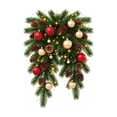 thumbnail image 3 of Miwamany Christmas Window Sticker, Simulation Hanging Branch Light Ball Decal, Static Cling Glass Window Decoration for Home, Christmas Decorations Indoor, 3 of 7