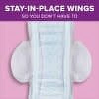 Poise Ultra Thin Incontinence Pads for Women, with Wings, 3 Drop, Maximum Absorbency, Long, 34Ct