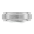 thumbnail image 3 of Sterling Silver Rhodium-plated 6mm Brushed Fancy Band Size 12, 3 of 5