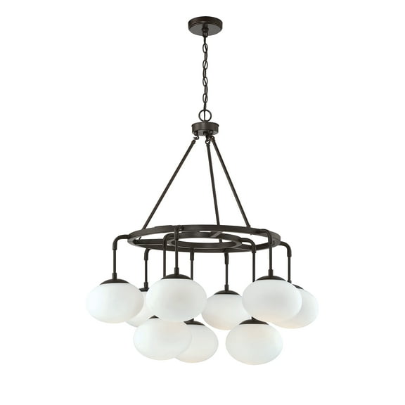 Trade Winds Sophia 9-Light Chandelier in Oil Rubbed Bronze