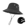 thumbnail image 2 of Sombrero de pescador transpirable para senderismo, caza, adultos, jardinería y equitación. Negro, 2 of 8