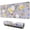 Pioneer Flower Floral, variant on Long Mouse Pads for Desk,Pioneer Flower Floral Print Pattern Desk Mats on Top Of Desks, Desk Mouse Pad Extra Large with 3mm Non-Slip Base and Stitched Edge for Gaming,Office,Work,Home 31.5"x11.8"