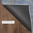 thumbnail image 5 of Addison Rugs Mayfield Premium Machine Washable Transitional Stripes Denim Round Rug, 8' x 8', 5 of 5
