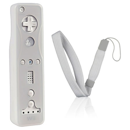 Nintendo Wii Remote Controller Wrist Strap + Remote Controller Skin Case for Nintendo Wii Wii U by Insten, (Wii Remote Best Price)