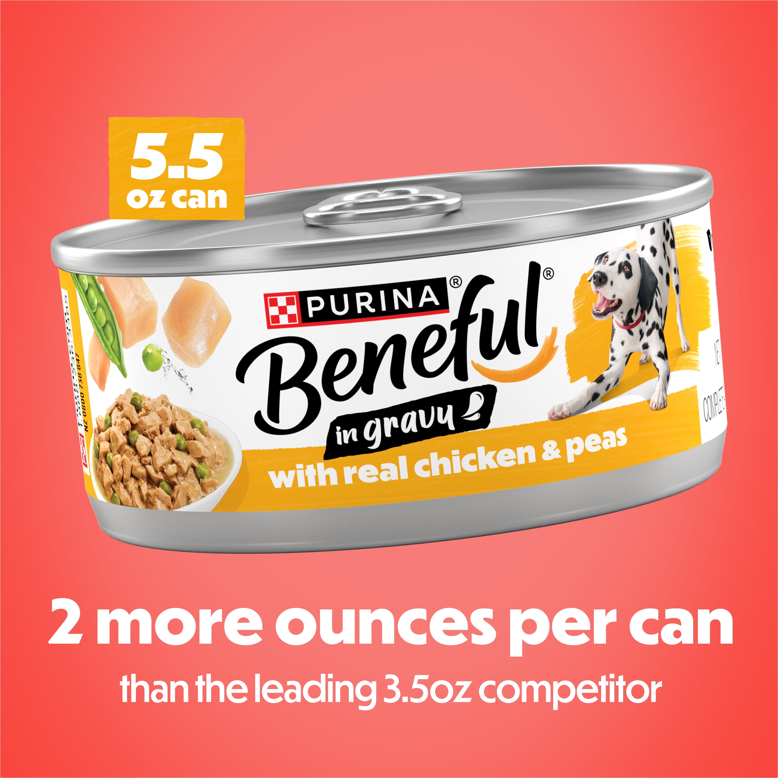 Beneful Mainline Chicken & Peas in Gravy 5.5 oz Can