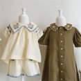 thumbnail image 4 of 2023 APO Robe d'Été pour Filles Enfants Marque Belle Robe 100 % Lin Broderie Robes Designer Vêtements pour Enfants Été, 4 of 7