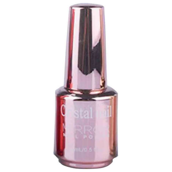 Dengmore Mirror Rose Gold Nail Polish Non-Peelable Long Lasting Finger Concubine Gel Nail Polish Rapid Dry Top Coat Treatment Nail Art DIY at Home 8ml, Base