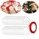 thumbnail image 5 of 30x Adornos de acrílico navideño Sin terminar Pretaladrado con agujeros Arte en 7.5cm Rebanadas Adornos para manualidades de bricolaje Gloria Discos para manualidades, 5 of 9