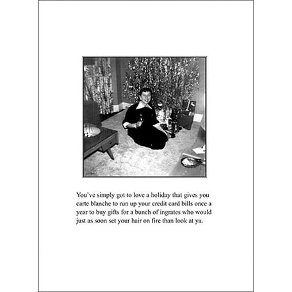 Allport Editions Credit Card Box of 10 Bloodshot Press Funny / Humorous Christmas Cards