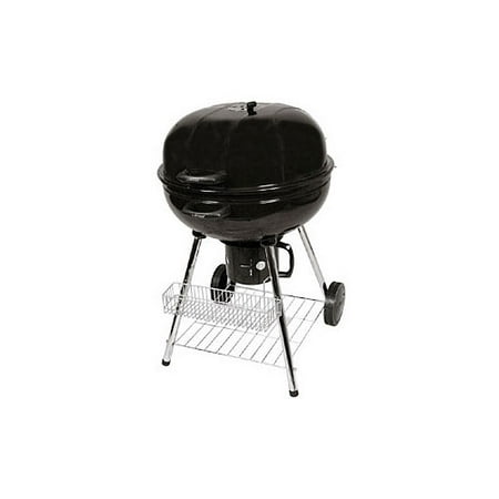 Uniflame 560 sq. inch Kettle Charcoal Grill, 22", Black