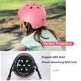 thumbnail image 2 of Kids Bike Helmet & Protective Gear Set for Toddlers Age 3-8, Adjustable for Cycling & Skateboarding -Pink, 2 of 7