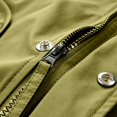 thumbnail image 7 of JTSRKL Mens Stand Collar Windbreaker Jackets Waterproof Loose Fit Outdoor Hiking Bomber Coat No Hood Breathable Streetwear Daily Comfort Top, 7 of 7