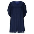 thumbnail image 6 of Einccm Womens Summer Mini Dress Casual Short Sleeve V-Neck Pullover Solid Color Bronzing Party Dress, Comfortable and Flowy for Daily Wear, Beach, Date Night, or Vacation, 6 of 8
