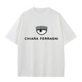 thumbnail image 1 of FerragniES Eyes C-Chiara camiseta diaria Vintage algodón Casual Tops divertidos manga corta moda Harajuku ocio camisetas Unisex, 1 of 7