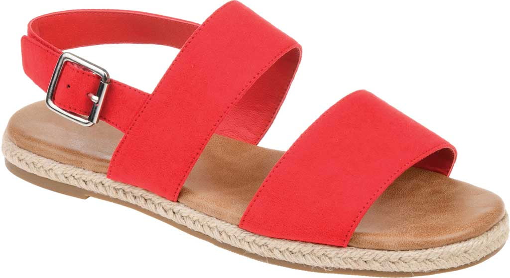 Journee Collection Womens Open Toe Ankle Strap Footbed Sandals