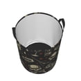 thumbnail image 5 of DouZhe Waterproof Collapsible Large Laundry Baskets, Skull Rock and Roll Music Prints Circular Hamper with Handles, 5 of 7