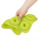 thumbnail image 4 of 6 Cavity Silicone Donut Mold, Donut and Chocolate Mold, Microwave and Freezer Safe (Green), 4 of 4