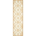 thumbnail image 2 of SAFAVIEH Four Seasons Nowell Geometric Polyester Runner Rug, Ivory/Tan, 2'3" x 8', 2 of 6