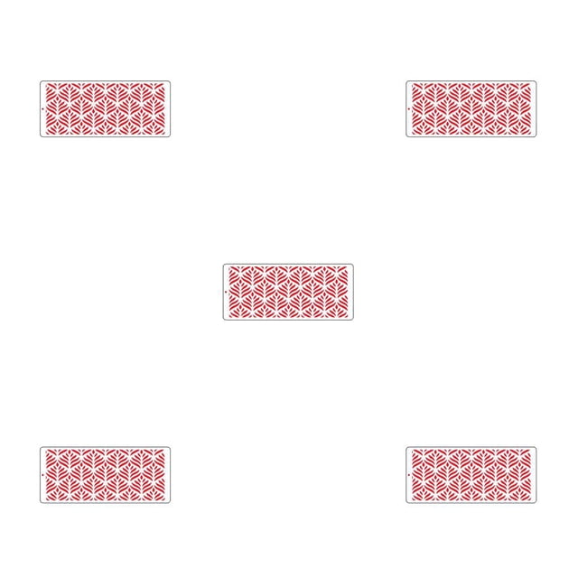 Wosthever Cake Edge Decoration Fondant Plastic Stencil Mold Border Icing Sugar Sieve Printing Home DIY Cupcake Cookie Template Pastry Type8 NO8