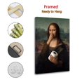 thumbnail image 2 of Funny Mona Lisa Bathroom Posters Art Print Wall Photo Paint Poster Hanging Picture Family Bedroom Decor Gift 12x18inch(30x45cm), 2 of 6