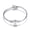 G, variant on Jewelry 26 Letters Stainless Steel Wire Bracelet Heart-shaped Bracelet