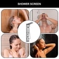 thumbnail image 4 of VAHIGCY Shower Panel Smart Digital LED Shower System with 6 Body Jets Stainless Steel Waterfall Shower System Modern Wall Shower Unit for Bathroom Massage Spa handsome, 4 of 9
