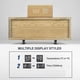 thumbnail image 4 of Wooden LED Digital Alarm Clock with 3 Alarms and Temperature Display (Brown), 4 of 5