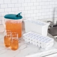 thumbnail image 5 of (2 pack) Mainstays Ice Cube Bin, Narrow Design, Freezer-Safe, Durable Food-Safe Plastic, BPA-Free, White, 5 of 10